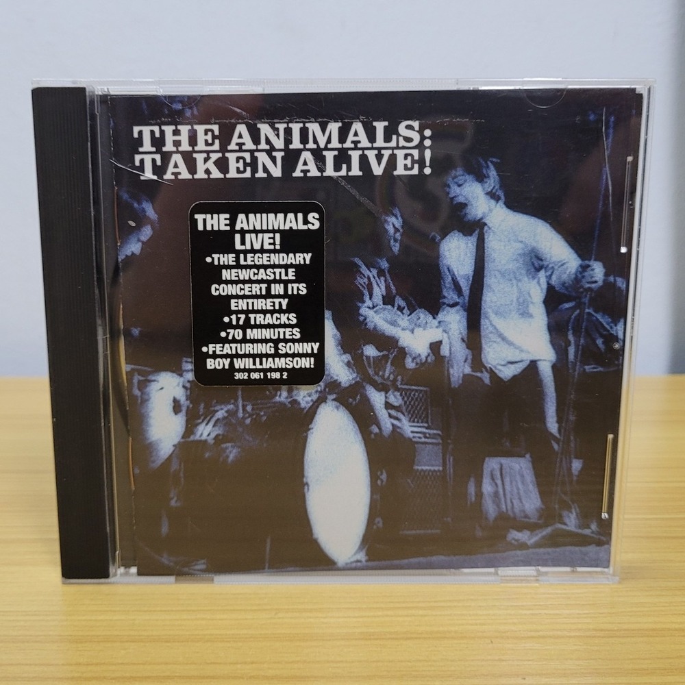 The Animals Taken Alive ! Live CD Sonny Boy Williamson Hype Sticker